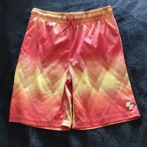 Place Sport Red & Yellow Gradient Shorts